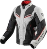 Revit Vapor 2 Tekstil jakke Sort Sølv 2XL