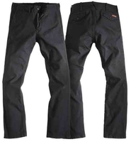 Rokker Chino Black Motorcykel bukser Sort 40
